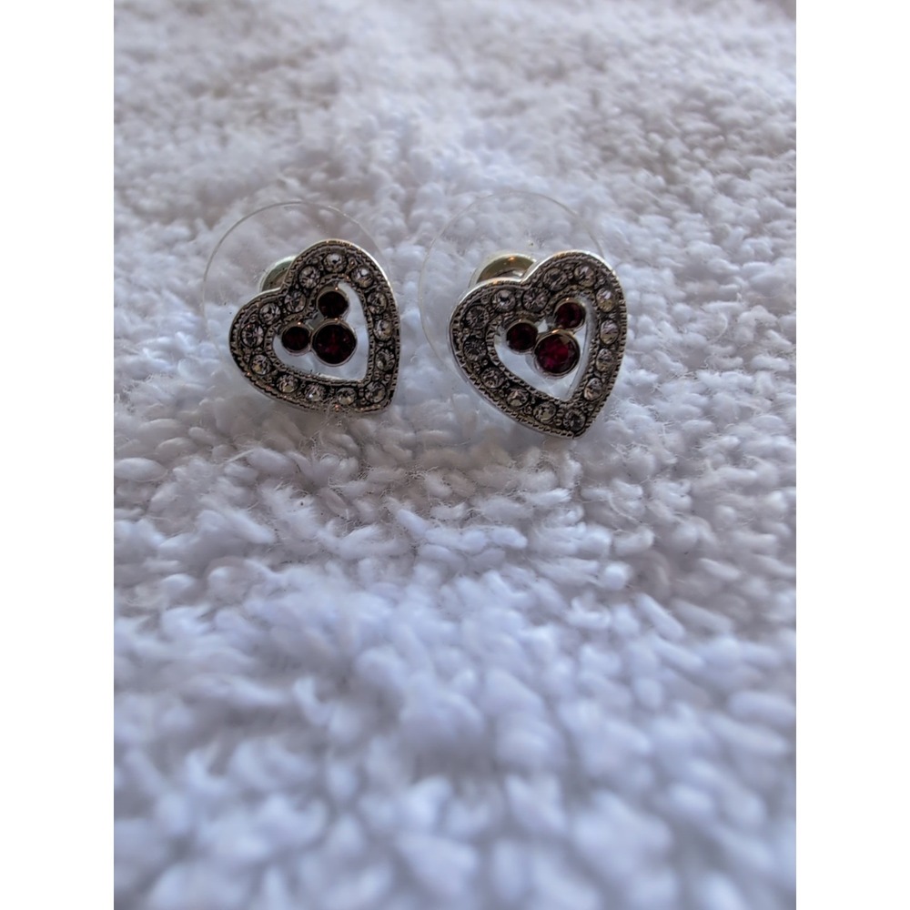 DISNEY ARRIBAS MICKEY MOUSE ICON IN HEART EARRINGS